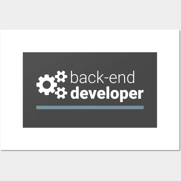 Back-End Developer Wall Art by codewearIO